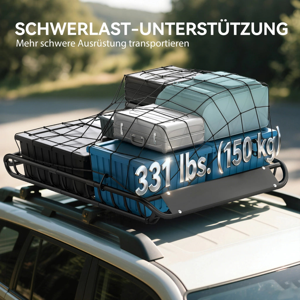Portabagagli Universale per SUV e Camion ¨C zephmum ¨C Nero 116x92x11.5 cm