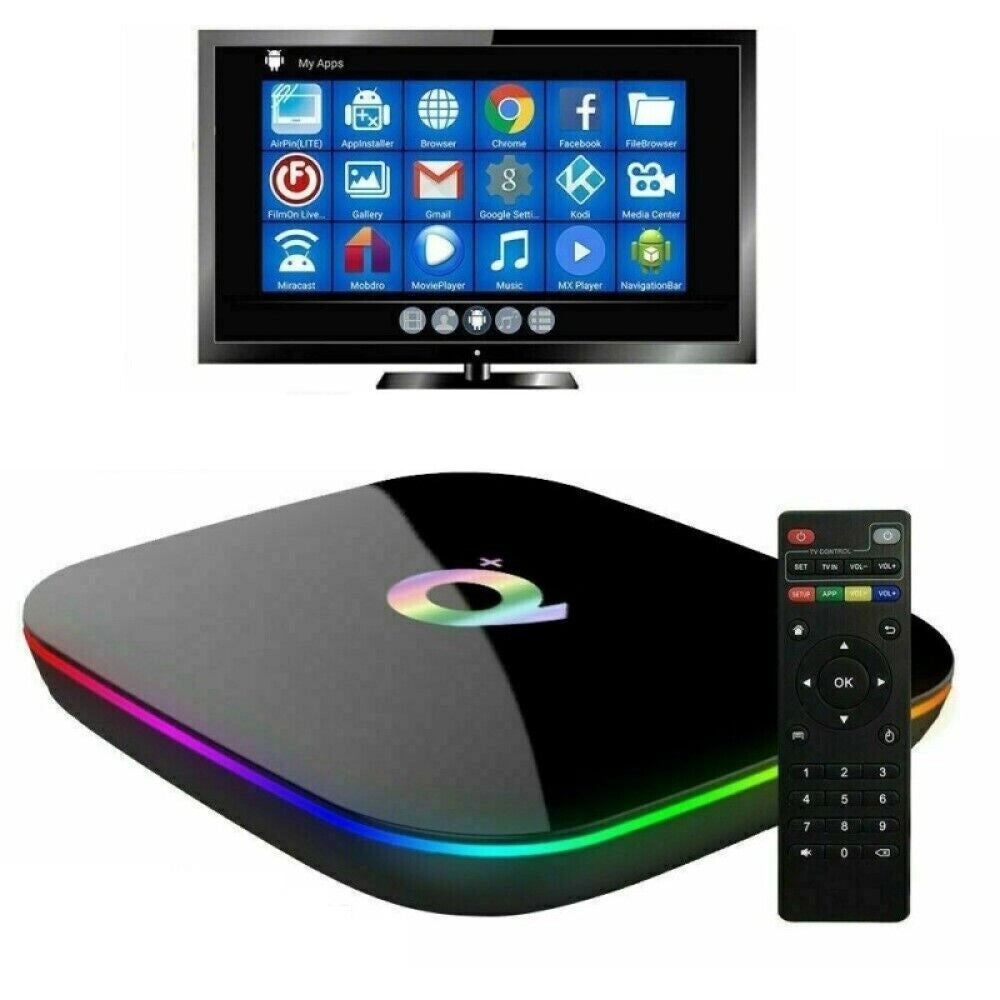 TV Box Android 10 8GB di RAM 64GB ROM full HD 4K smart TV LE-067