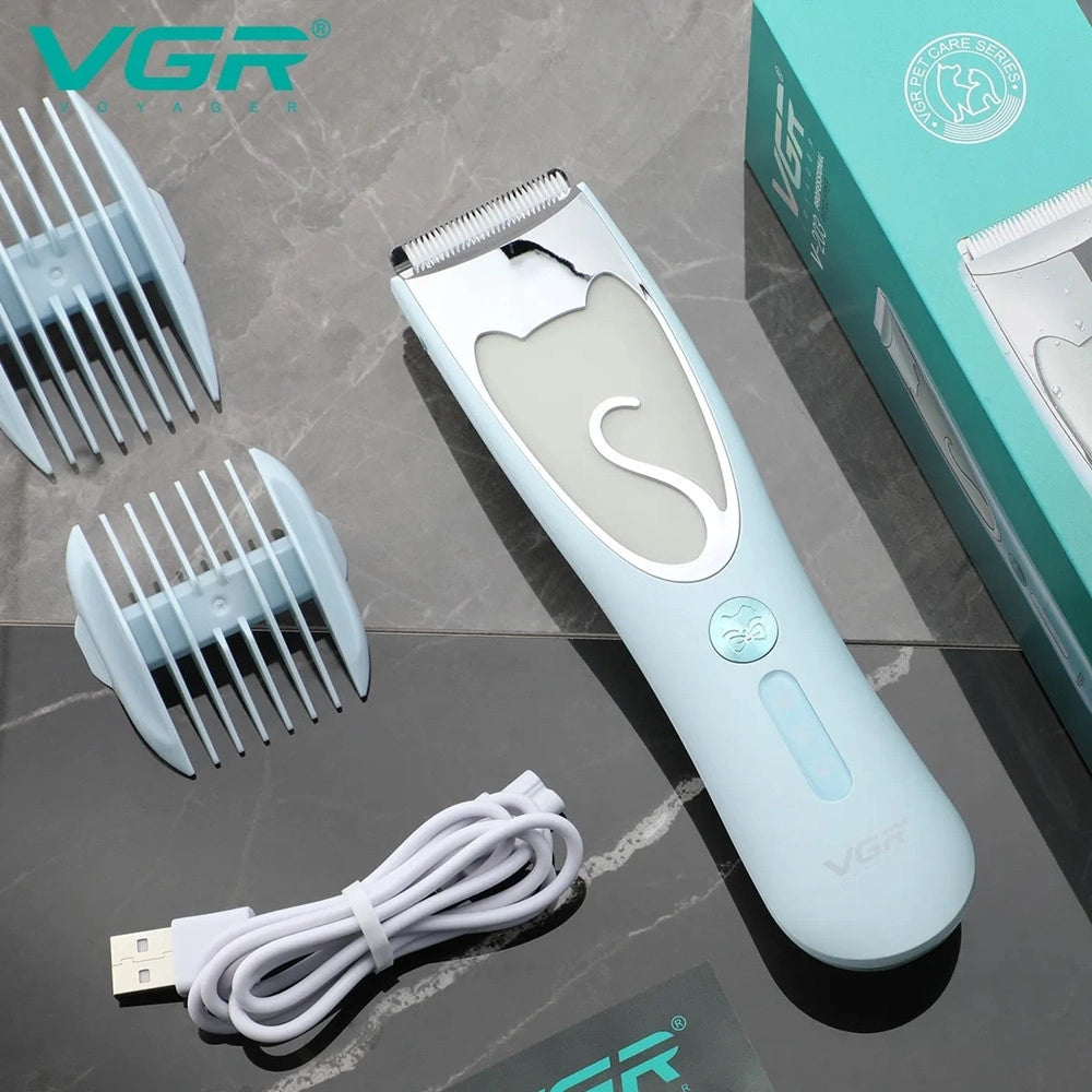 Trade Shop - Tosatrice Professionale Vgr V-203 – Taglio Preciso Pet Clipper Usb -
