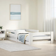 Letto senza Materasso Bianco 70x140 cm in Legno di Pino 855688
