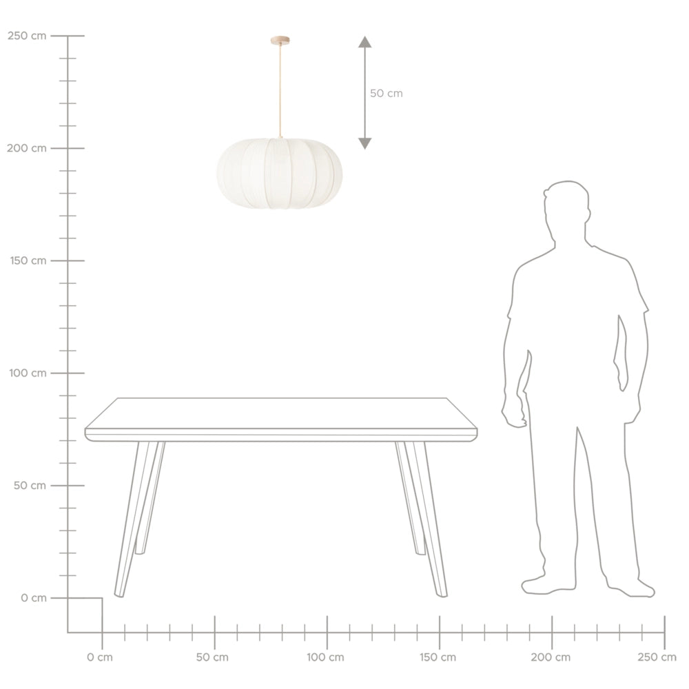 Lampada a sospensione con paralume in nylon bianco Design moderno Luce per il soggiorno