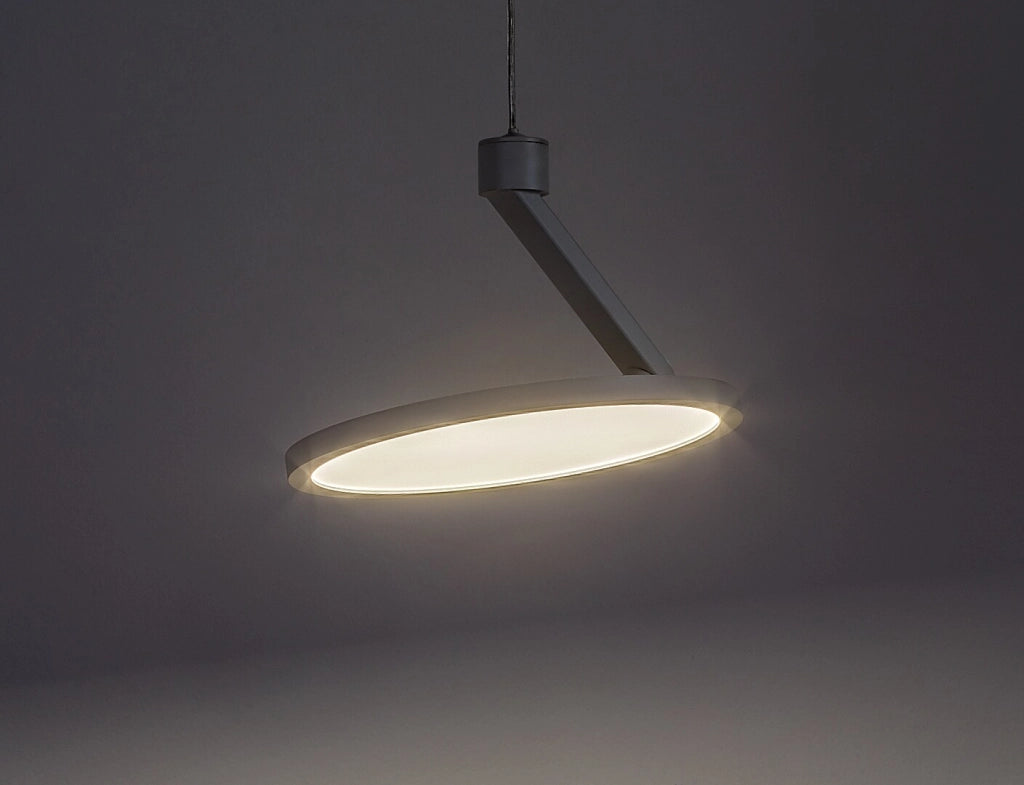 Sospensione LED Rabalux Ovidia bianca 20W 3000K Ø20cm