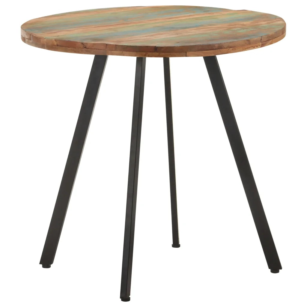 Tavolo da Pranzo 80 cm in Legno Massello di Recupero 320484