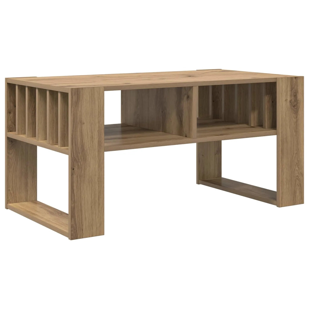 Tavolino da salotto Rovere artigianale 92 x 49,5 x 45 cm