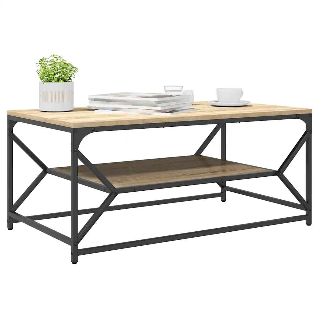 Tavolino da salotto Rovere Sonoma 90 x 50 x 40 cm 868232