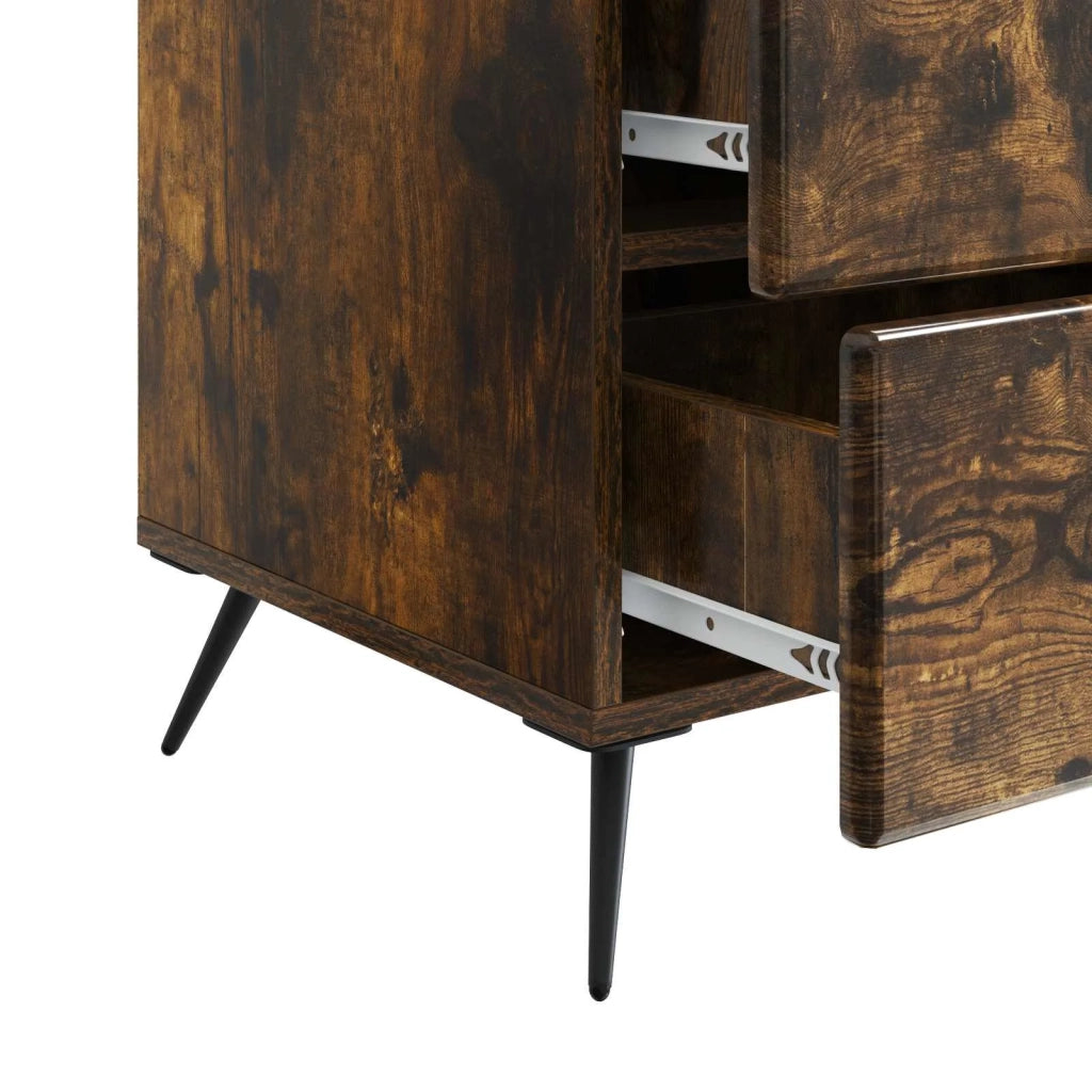 Armadio da Notte Rovere Fumo 43 x 41 x 66,5 cm 895480