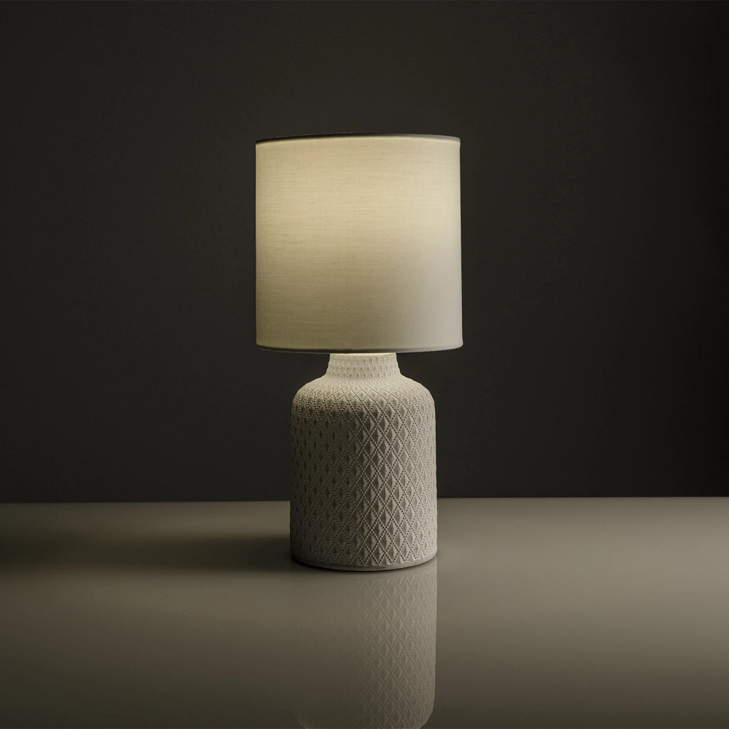 Lampada da tavolo ZAFFIRA bianco