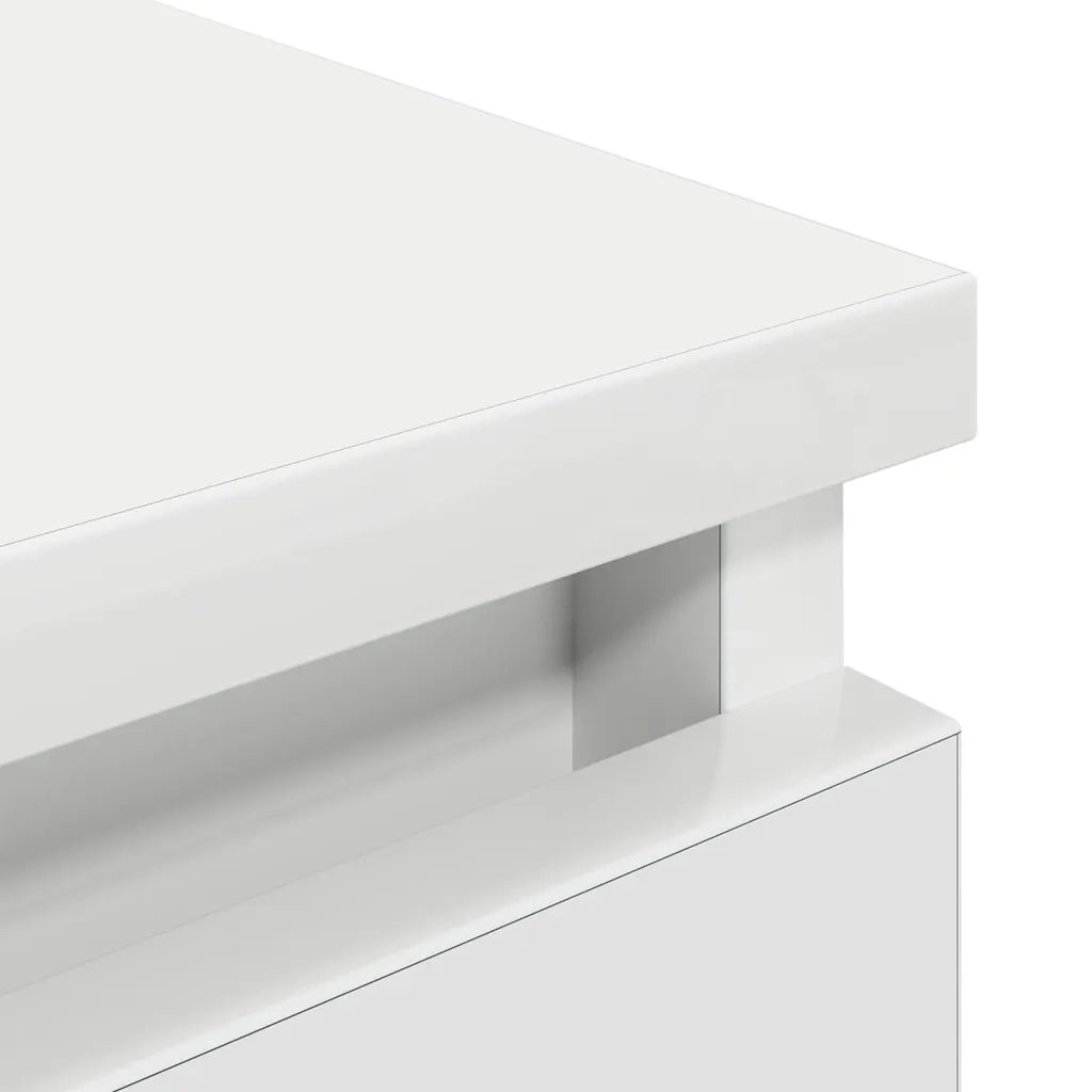 Mobile Porta TV Bianco 60x35x54 cm in Legno Multistrato