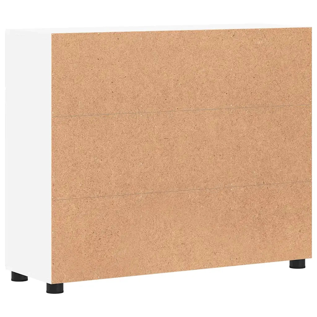 Credenza FLORIN Bianco 88,5 x 30,5 x 73 cm Legno multistrato