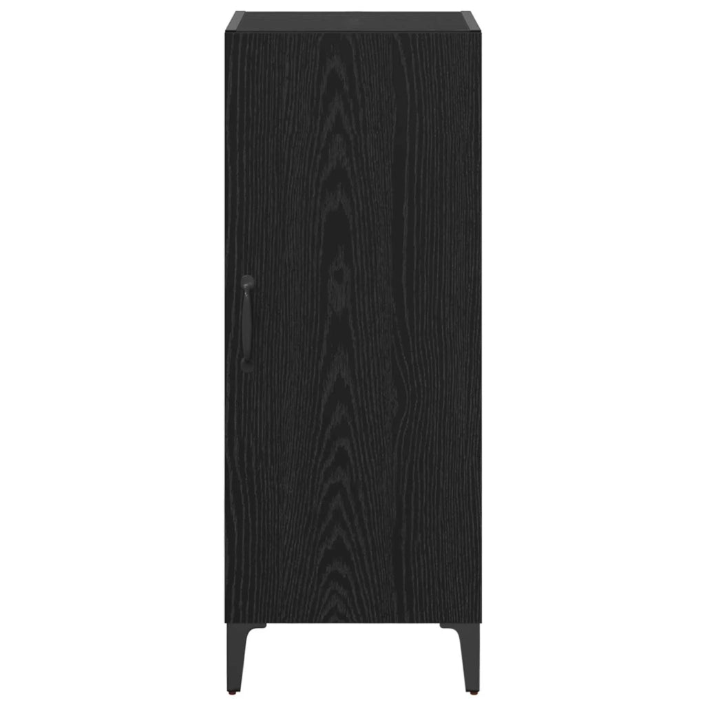 Credenza Rovere Nero 34,5 x 34 x 90 cm Legno multistrato