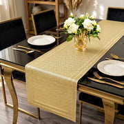 Tavolo da pranzo 182,9 cm - Golen - Tavolo da pranzo con disegno a onde - Lavabile - Tovagliato - Decorativo