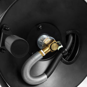 Avvolgitubo per aria compressa 15 m, avvolgitubo manuale in acciaio, per 20 bar, facile montaggio