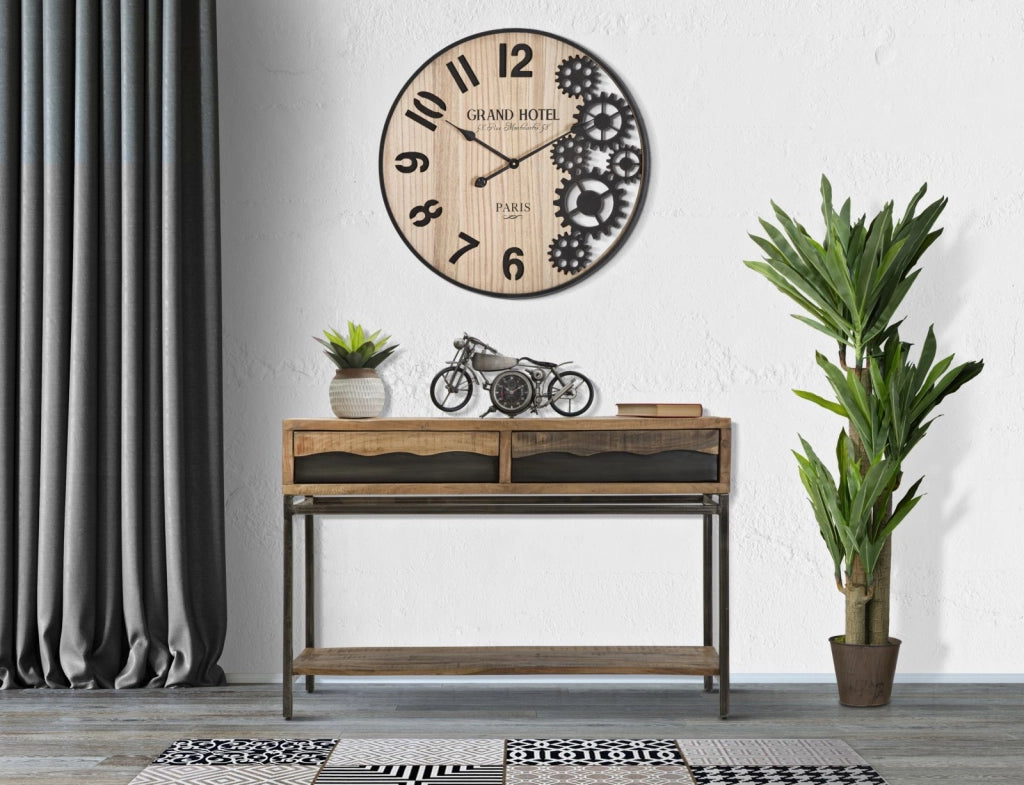 Orologio da Muro Grand Ø 60x4,5 cm in Ferro