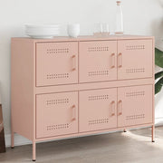 Credenza Rosa 100,5x39x79 cm in Acciaio 843097