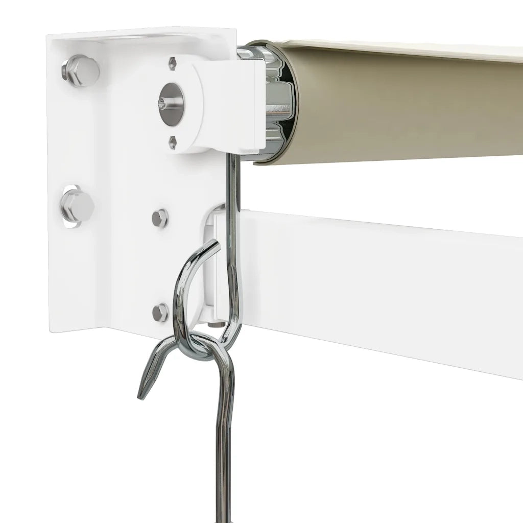 Tenda da Sole Retrattile Crema 4,5x3 m in Tessuto e Alluminio 3154429