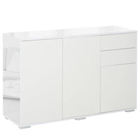 Mobile Multiuso 117x36x74 cm 2 Cassetti 3 ante  Bianco