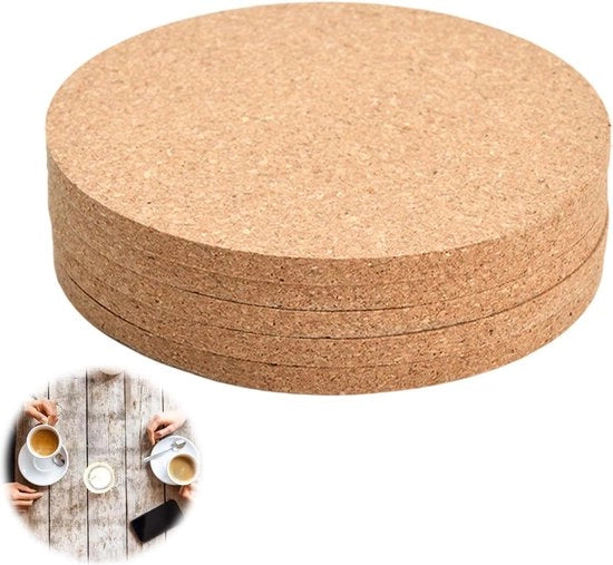 Set di 6 piedini in gomma - accessori per bar per uso sostenibile - 6 pezzi - colore naturale - gomma