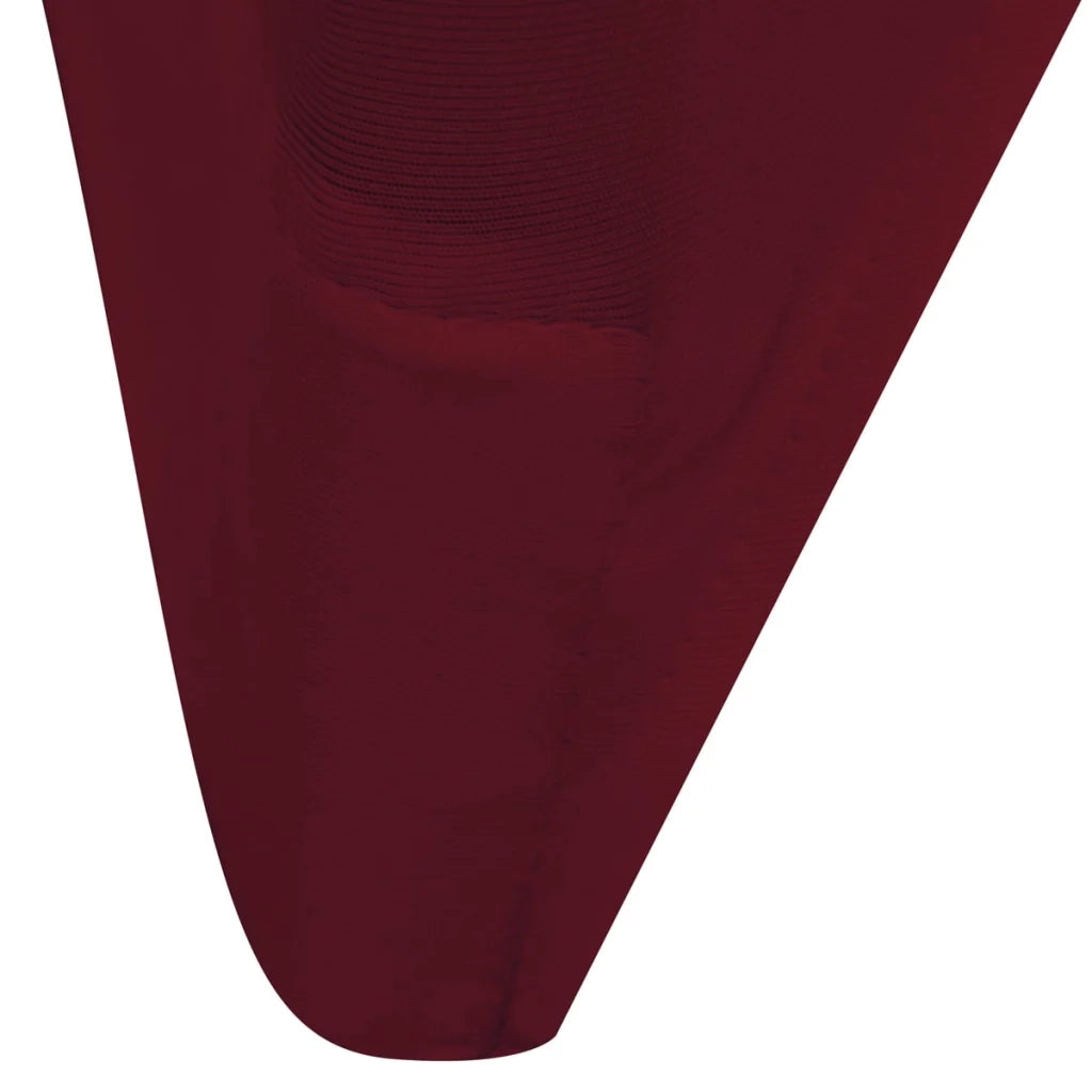Coprisedie in Tessuto Elasticizzato Borgogna 18 pz CFW3543516