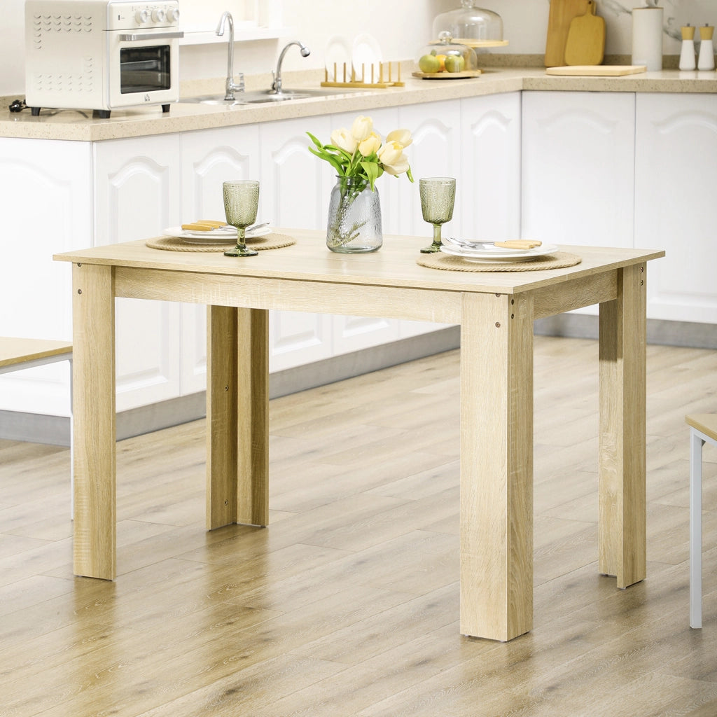 Tavolo da pranzo allungabile in legno di rovere ¨C zephmum ¨C quercia 120x69x75 cm