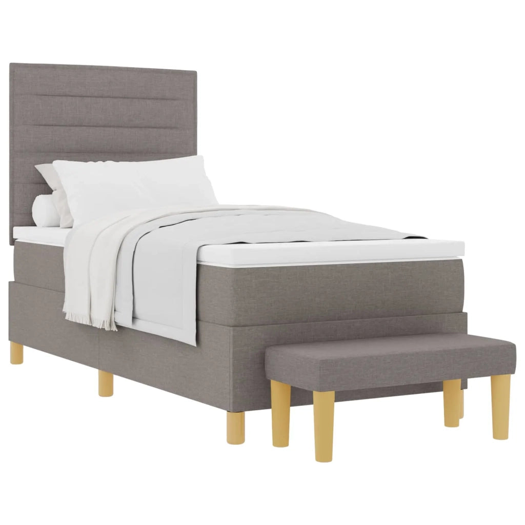 Letto a molle con testiera Talpa 200 x 90 cm Tessuto 3344202
