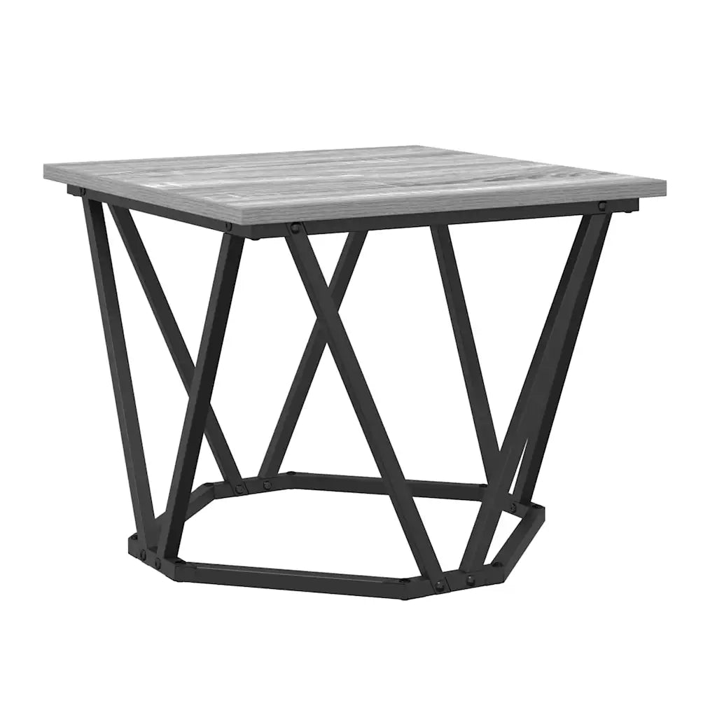 Tavolino da salotto 3 pz-Tavolino da soggiorno-Tavolo Grigio Sonoma