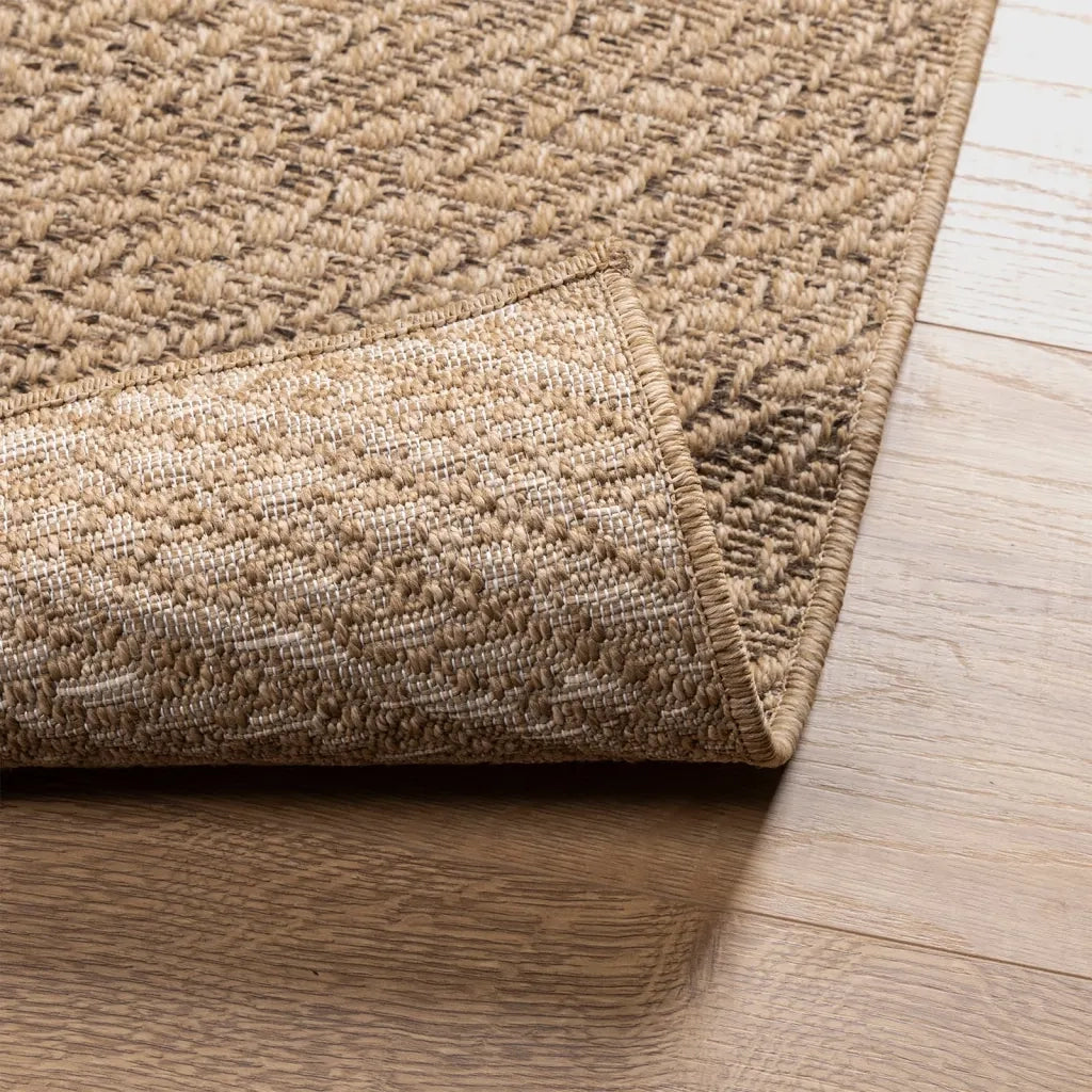 Tappeto ZIZUR 120x170 cm Aspetto Iuta per Interni ed Esterni 364839