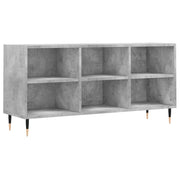 Mobile TV multimediale scaffale TV credenza mobile TV sala da pranzo soggiorno camera da letto 103,5 x 30 x 50 cm legno ingegnerizzato grigio 02_0025643