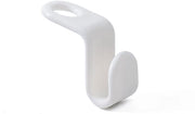 50 chiodi per abbigliamento spazia occupanti con clip in plastica, soluzioni per organizzazione e stoccaggio della vestiario (bianco)