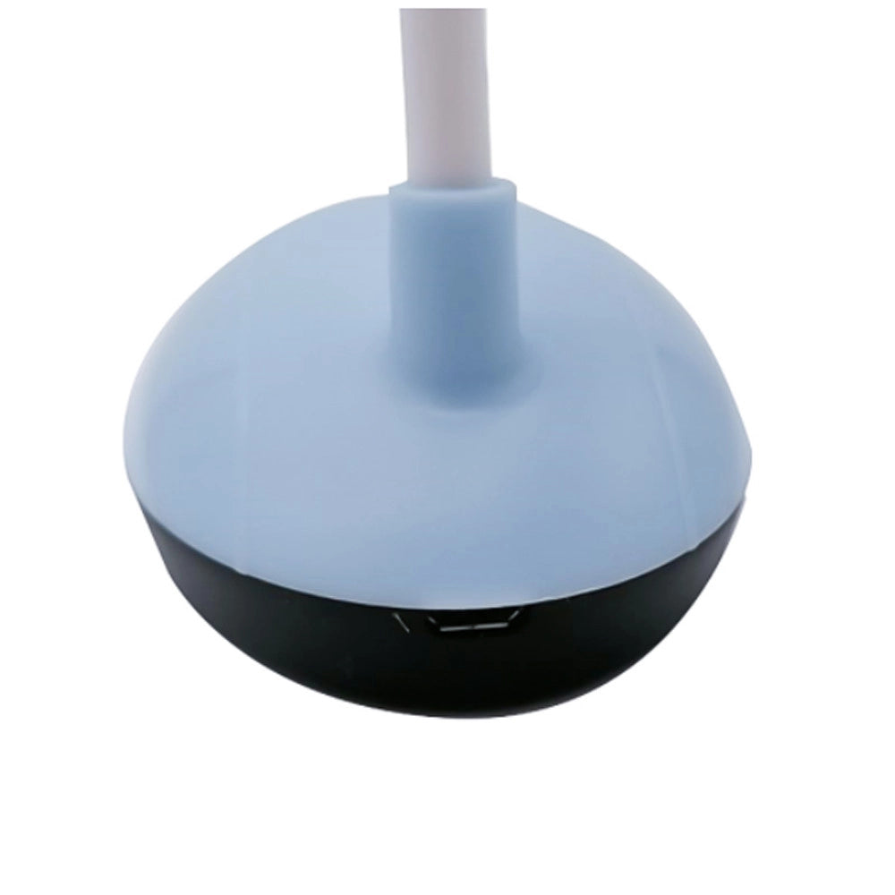 Trade Shop - Lampada Tavolo Flessibile Ricaricabile Pulsante Touch 5w 3 Intensità Luce Tx-9085 -