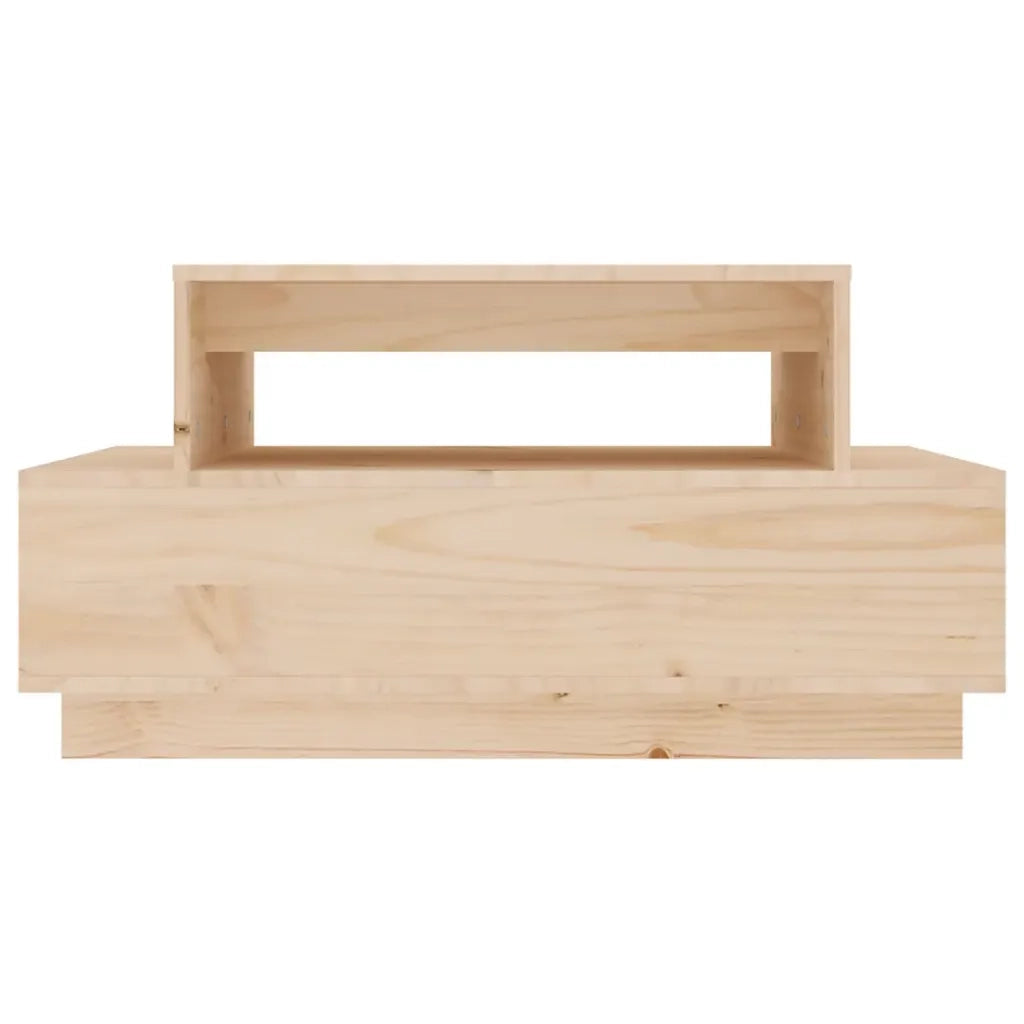Tavolino da salotto | Tavolino da caff¨¨ | Tavolino da Soggiorno 80x55x40,5 cm in Legno Massello di Pino