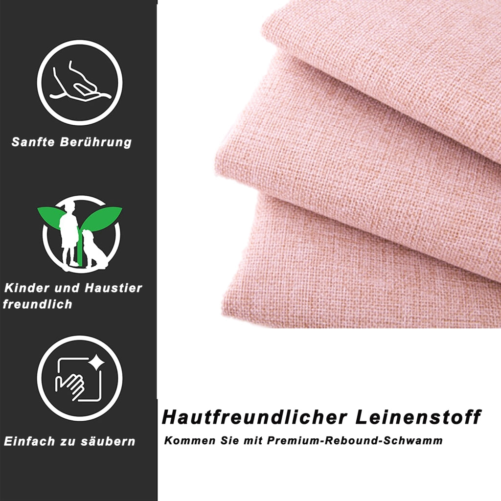 Letto contenitore matrimoniale; vano e testiera regolabile; 180×200 cm e 2×90×200 cm; senza materasso; rosa