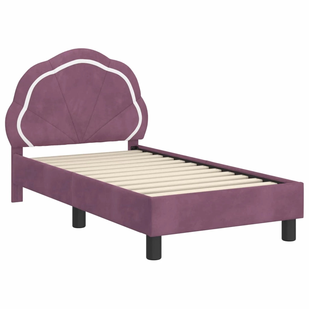 Struttura letto per bambini con testata Viola 70 x 140 cm
