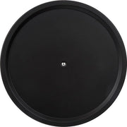 Draaibaar raccoglierecipe per armadienza, grata di smaltatura in acciaio inossidabile, stoccaggio e organizzazione in cucina, diametro 26,5 x 1,5 cm, nero