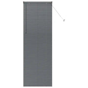Tendaggi a Veneziana | Tenda a lamelle Grigio scuro 220 x 75 cm Alluminio