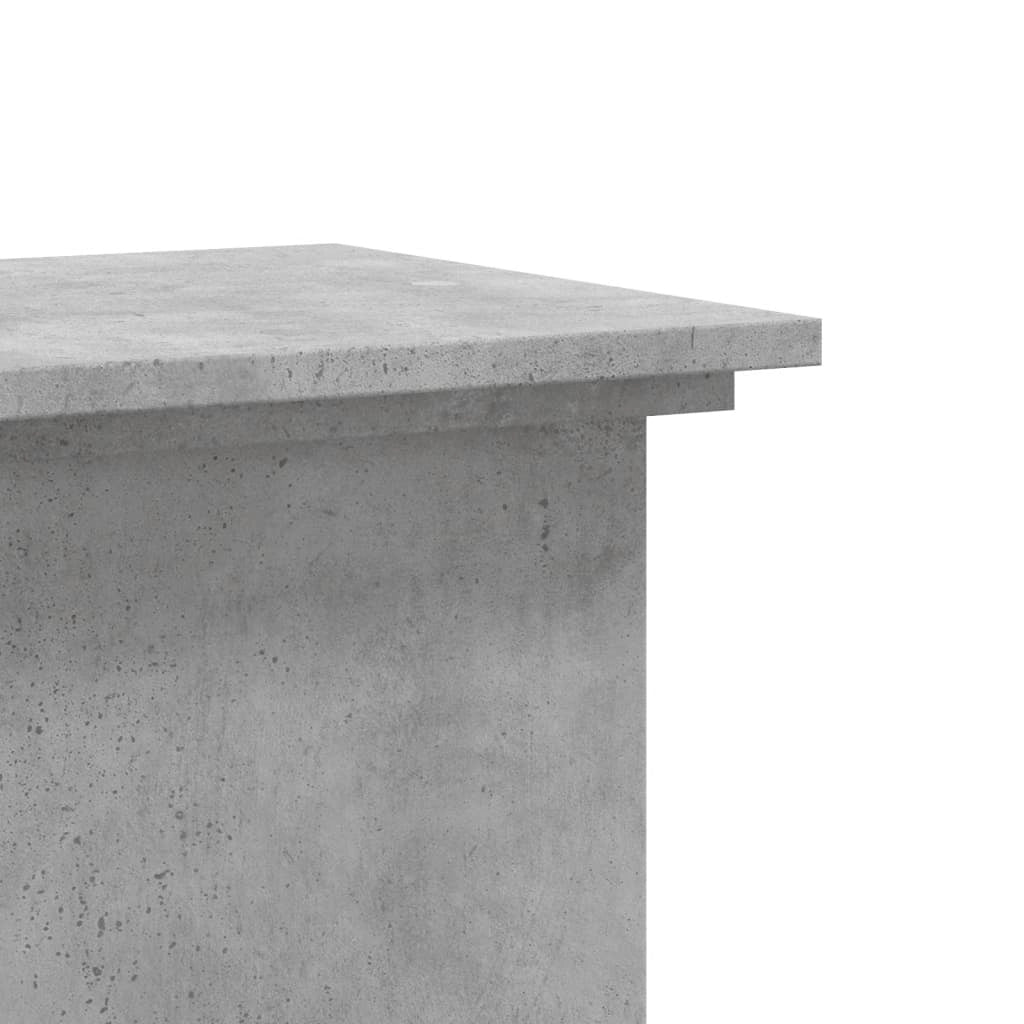 Portavasi mobiletto portafiori 33 x 33 x 60 cm legno ingegnerizzato grigio 02_0045151