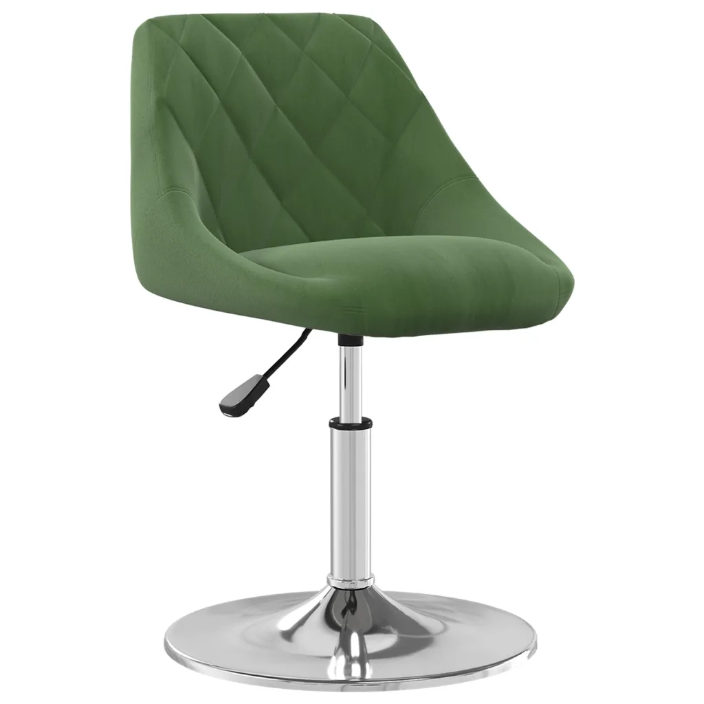 Sedie da Pranzo Girevoli 2 pz Verde Scuro in Velluto 335286