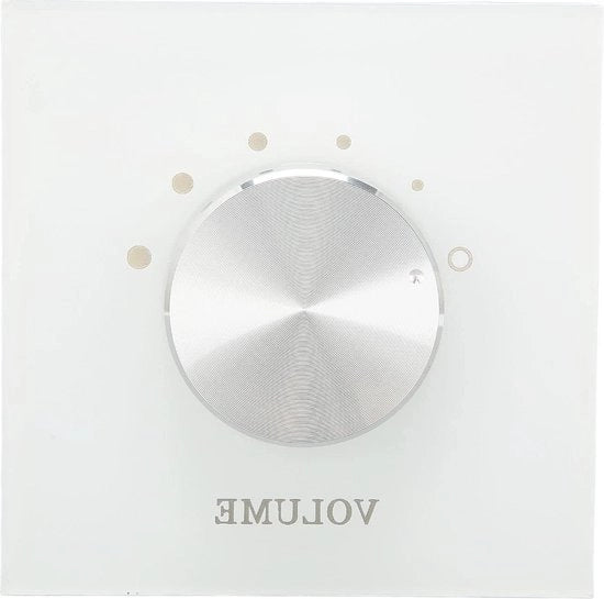 Regolazione del volume - Regolatore di volume regolabile 5 livelli per parete - Stereo-sonorizzazione di sfondo a due canali per ambienti domestici Regolatore di volume regolabile per ambienti domestici e uffici.