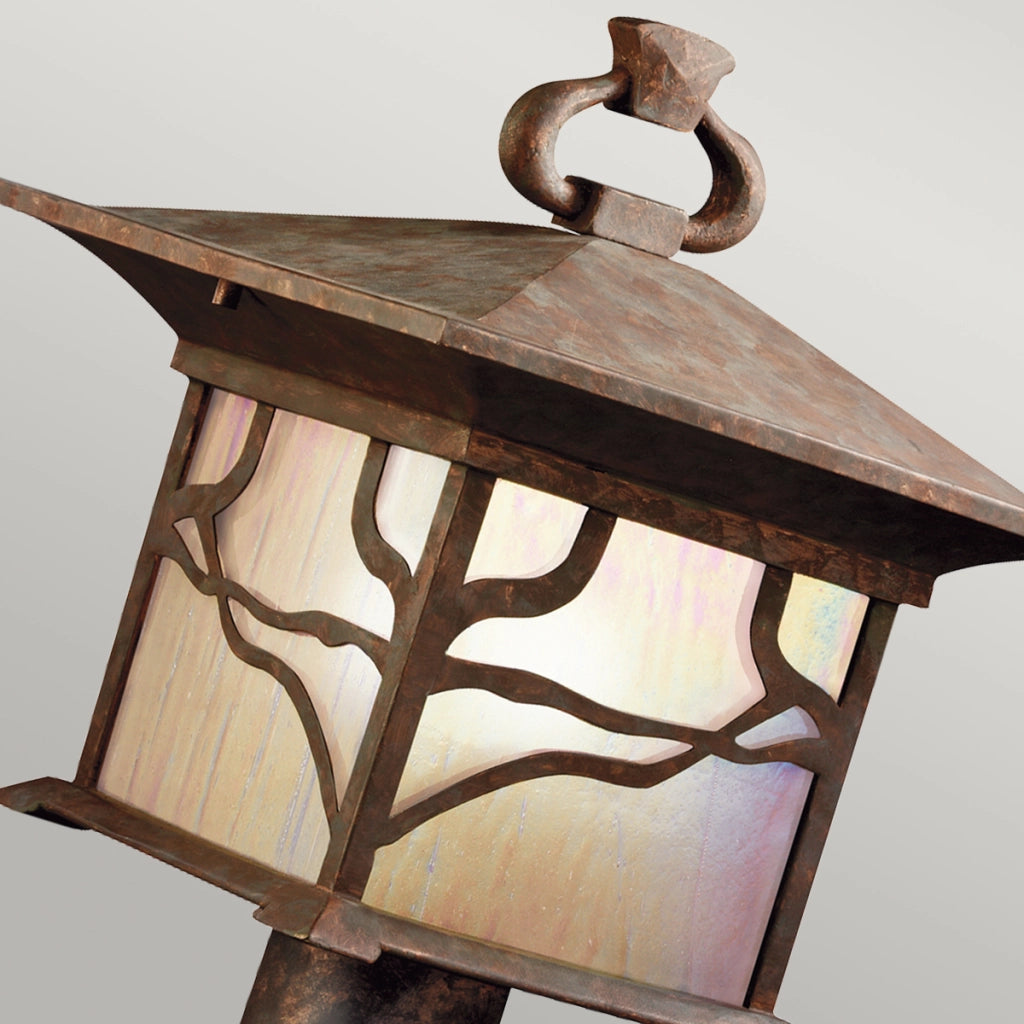 Lampada paletto esterno Morris rame anticato E27 IP44