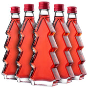 KADAX Butelka choinka 200ml pakiet 5szt z zakętką