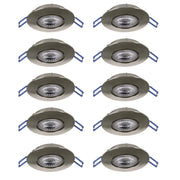 Faretto Incasso Moderno Gedrez Plastiche Grige Trasparente Led 4,9W 5200Lm Ip20