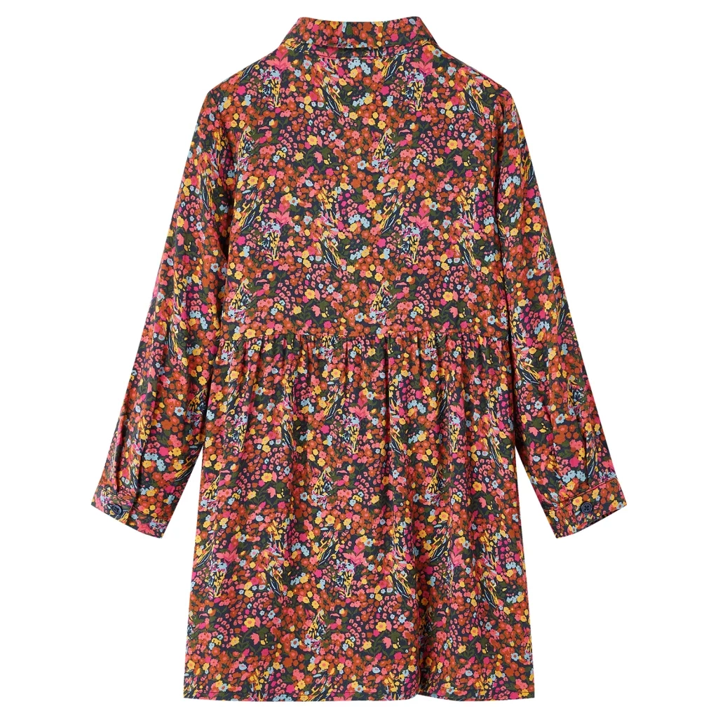 Abito da Bambina a Maniche Lunghe Multicolore 104 CFW5414222