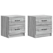 Armadio da Notte 2 pcs Grigio Sonoma 43 x 34,5 x 44,5 cm 895688
