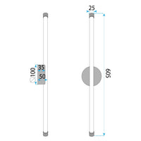 Applique Da Parete Led Lhj069-w Black