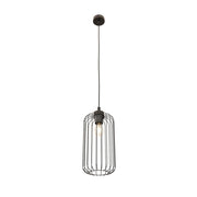 Lampada a sospensione VANDER in acciaio nero