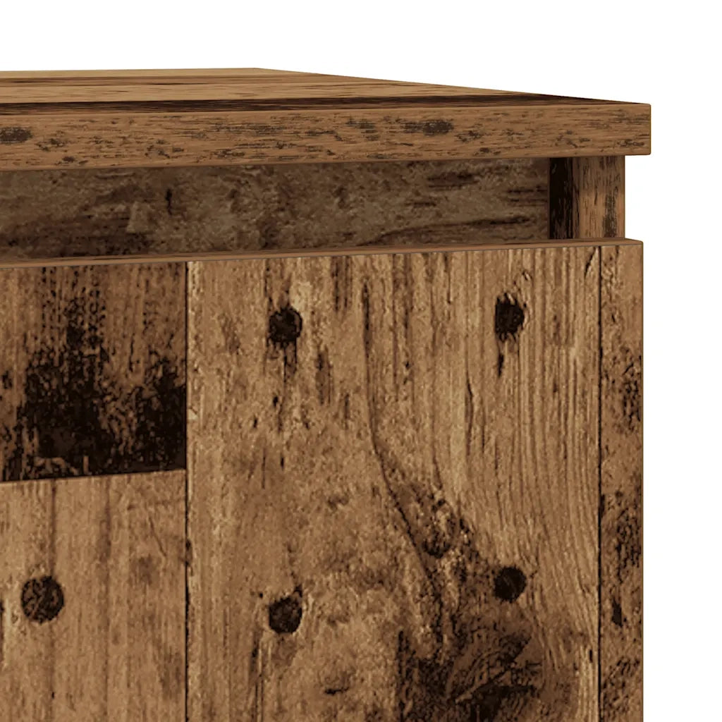 Credenza | Madia | Buffet da pranzo | Armadio da pranzo Legno Antico 57x34x76 cm in Legno Multistrato