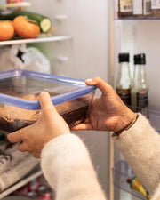 Set di 3 contenitori di vetro per conservazione - senza plastica - vetro di borosilicato - diverse dimensioni