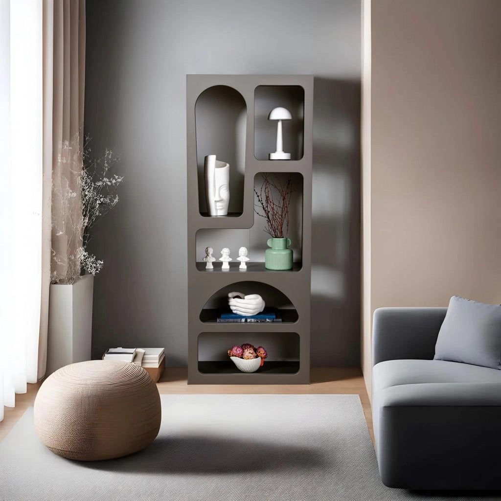 Libreria in legno "Venüs" - 60 x 32 x 150 cm - Antracite