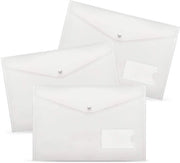 Pacco di 20 scatole in plastica A4 - scatola trasparente A4 - scatola con chiusura A4 - scatola in plastica A4 con coperchio - scatola per documenti A4 con contenitore per carte per l'organizzazione dei documenti