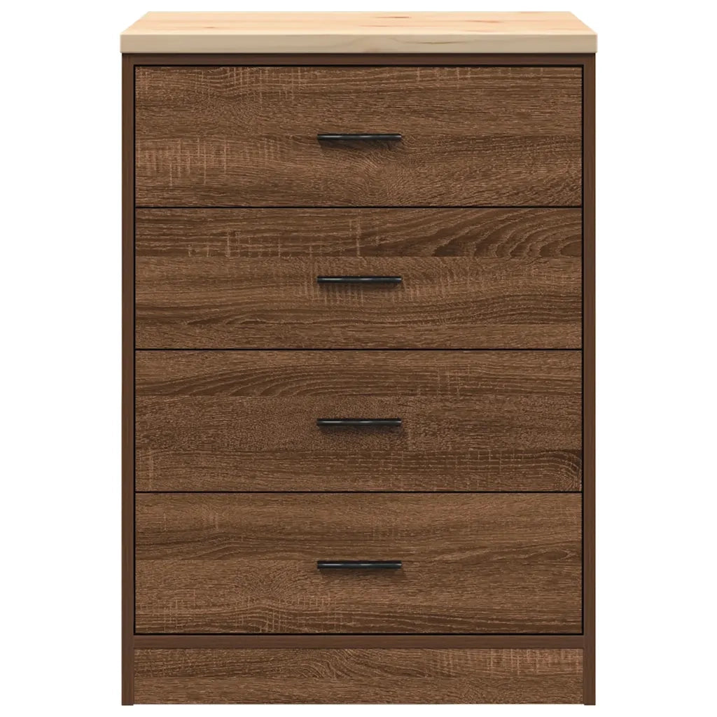Armadietto per Garage in Rovere Marrone 60x51x85 cm 860604
