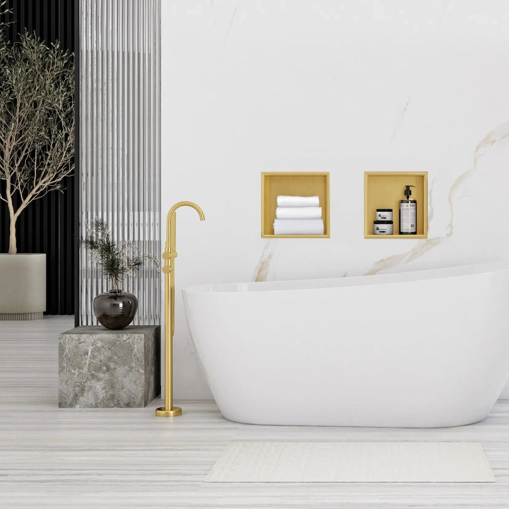 Mensola Bagno 30x30 Gold Brush
